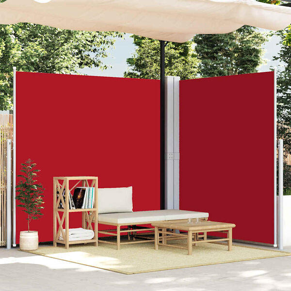 vidaXL Side Awning Red