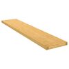 vidaXL Wall Shelf Natural Bamboo Bamboo 39.4 x 7.9 x 1.6 in