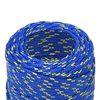 vidaXL Boat Rope Blue 0.08 " 82.0 ' Polypropylene