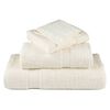 vidaXL Shower Towel Set of 4 Cream 100% Cotton 27.6 x 55.1 in