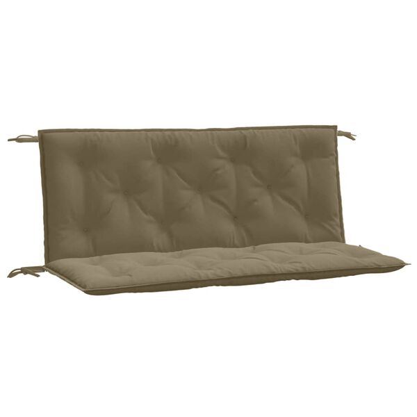 vidaXL Garden Bench Cushion Melange taupe Fabric (100% polyester)