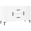 vidaXL Sideboard White Engineered wood 39.4 x 14.2 x 23.6 in Sideboard