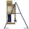 vidaXL Outdoor Playset Pinewood Vacuum pressure-treated pinewood Large