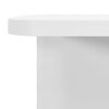 vidaXL Mirror Cabinet White and silver MDF with melamine finish, glass