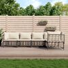 vidaXL Garden Lounge Set Anthracite, Beige