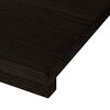 vidaXL Stair Tread Set of 12 Dark Brown Solid Oak Wood 35.4x11.8 in
