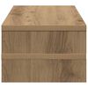 vidaXL Monitor Stand Artisian Oak 21.3x8.7x5.9" Engineered Wood