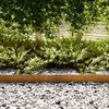 vidaXL Lawn Edging 10 pcs Brown 100 x 0.05 x 20 cm Weathering Steel
