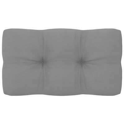vidaXL Pallet Sofa Cushion Gray 27.6"x15.7"x3.9"