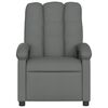 vidaXL Recliner Chair Dark grey Polyester fabric, metal, plywood Large