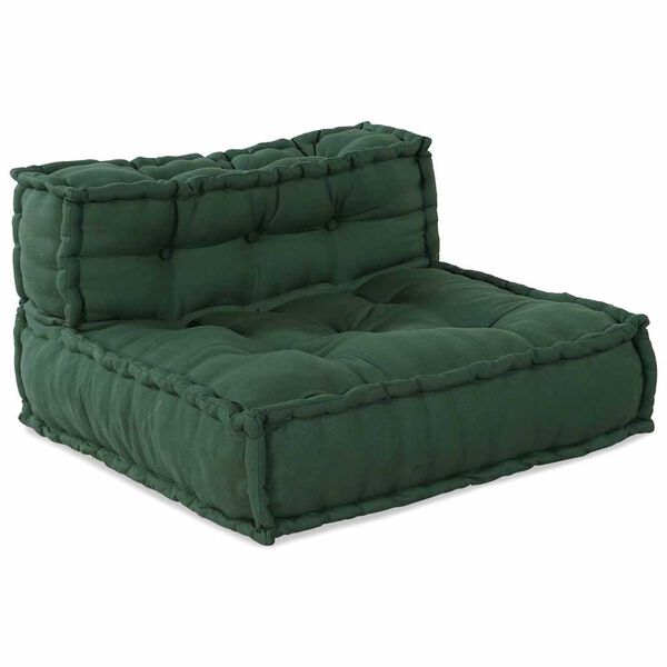 vidaXL Modular Sofa 4 pcs Green Fabric