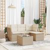 vidaXL Garden Sofa Set Beige