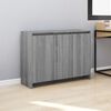 vidaXL Sideboard Gray Sonoma 40.2"x13"x29.5" Engineered Wood