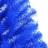 vidaXL Christmas Tree Blue PVC, Steel 47.2 in Christmas Tree Other