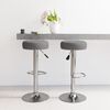 vidaXL Bar Stool Set of 2 Dark grey