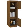 vidaXL Highboard Honey Brown Solid Pine Wood Tall Cabinet Rectangular
