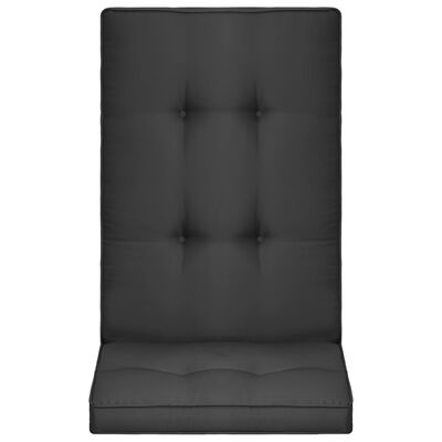 vidaXL Garden Chair Cushions 2 pcs Anthracite 47.2"x19.7"x2"