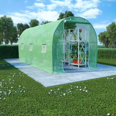 vidaXL Greenhouse 96.9 ft² 14.8'x6.6'x6.6'