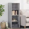 vidaXL Highboard Grey Sonoma Engineered Wood Medium Highboard
