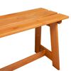 vidaXL Outdoor Bench Brown 119 x 35 x 47cm Solid pine wood