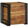 vidaXL Storage Box 15.75 x 15.75 x 15.75 in Solid Acacia Wood
