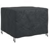 vidaXL Furniture Cover Plain Black 39.37 x 39.37 x 27.56 in 210D