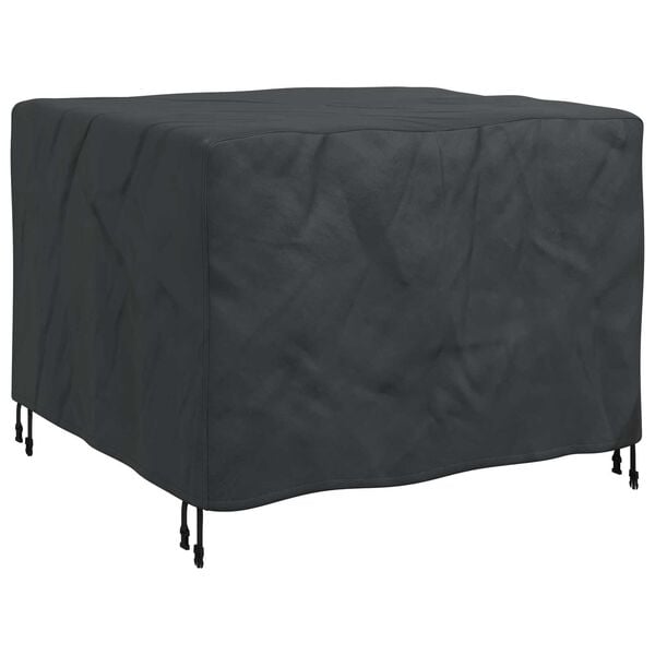 vidaXL Furniture Cover Plain Black 39.37 x 39.37 x 27.56 in 210D