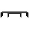 vidaXL Monitor Stand Adjustable Black 23.6x9.4x4.1" Engineered Wood