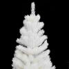 vidaXL Artificial Pre-lit Christmas Tree with Ball Set White 35.4"
