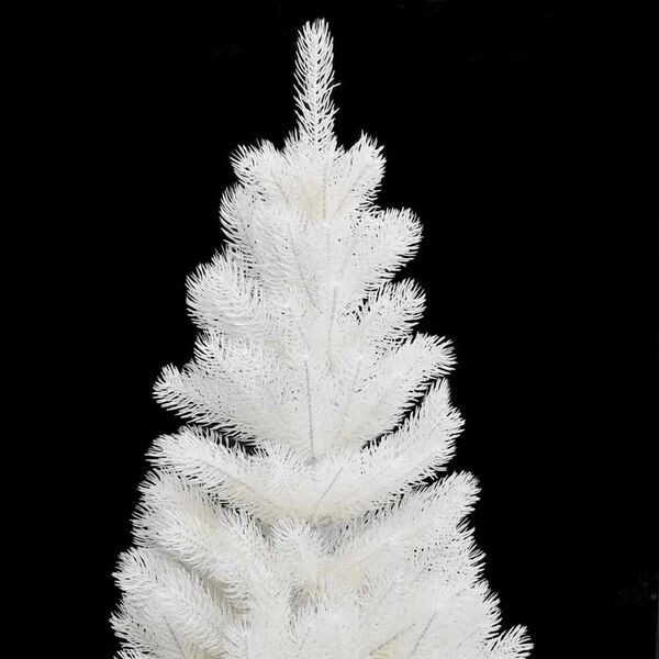 vidaXL Artificial Pre-lit Christmas Tree with Ball Set White 35.4"