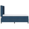 vidaXL Box Spring Bed with Mattress Blue 31.5" x 78.7" fabric