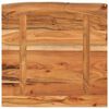 vidaXL Wall Shelf Natural Solid Acacia wood 15.7x15.7 in Durable