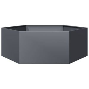 vidaXL Garden Planter Anthracite Steel Large Durable Garden Planter