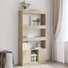 vidaXL Highboard Sonoma oak Engineered wood Medium Highboard