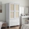 vidaXL Wardrobe White