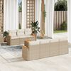vidaXL Garden Sofa Set Beige