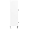 vidaXL Highboard White 27.6"x12.2"x45.3" Engineered Wood