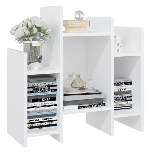 vidaXL Side Cabinet White 23.6x10.2x23.6" Engineered Wood