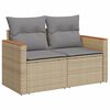 vidaXL Garden Sofa Set Mix Beige, Light Grey