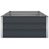 vidaXL Planter Anthracite 195 x 100 x 45 cm Galvanised Steel