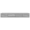 vidaXL Bed Drawers Grey Sonoma 47.24 x 14.37 x 6.50 in Engineered Wood