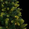 vidaXL Artificial Hinged Christmas Tree Light green and dark green