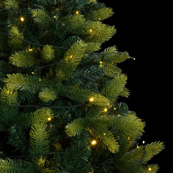 vidaXL Artificial Hinged Christmas Tree Light green and dark green