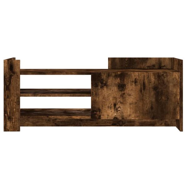 vidaXL TV Cabinet Smoked oak Engineered wood Standard TV Cabinet