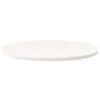 vidaXL Table Top White Solid pine wood Medium Sturdy Table Top Oval