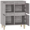 vidaXL Sideboard Grey Sonoma Engineered wood 23.6x13.8x27.6 in Sideboard