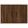 vidaXL Wall Mounted TV Cabinet Brown Oak Engineered wood Medium