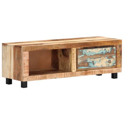 vidaXL TV Cabinet 39.4"x11.8"x13" Solid Reclaimed Wood