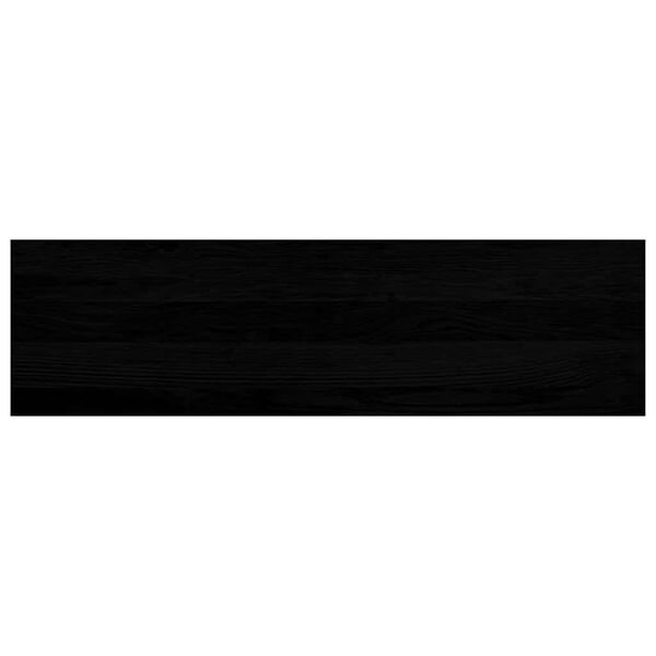 vidaXL Stair Tread Set of 8 Dark Brown Solid Oak Wood 35.4 x 9.8 in