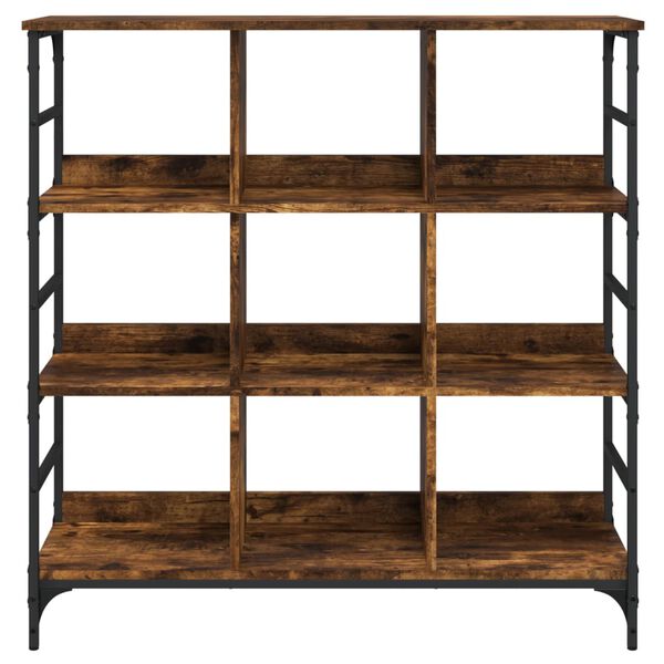 vidaXL Sideboard Smoked oak Engineered wood, metal Medium